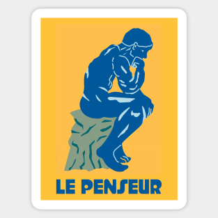 Le Penseur - The Thinker Sticker